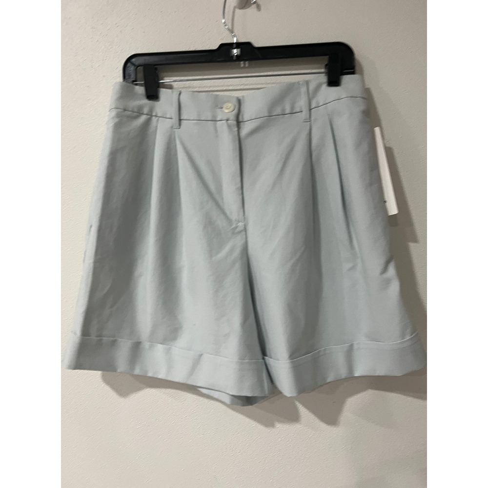 Lululemon LuluLinen HR Short 6 Ocean Air Blue High Rise Tailored Shorts Size 31